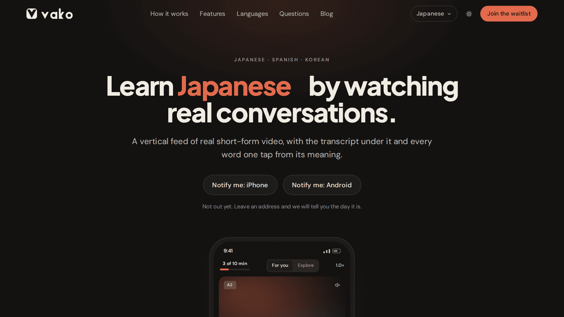 Vako — Project by Abhishek BR